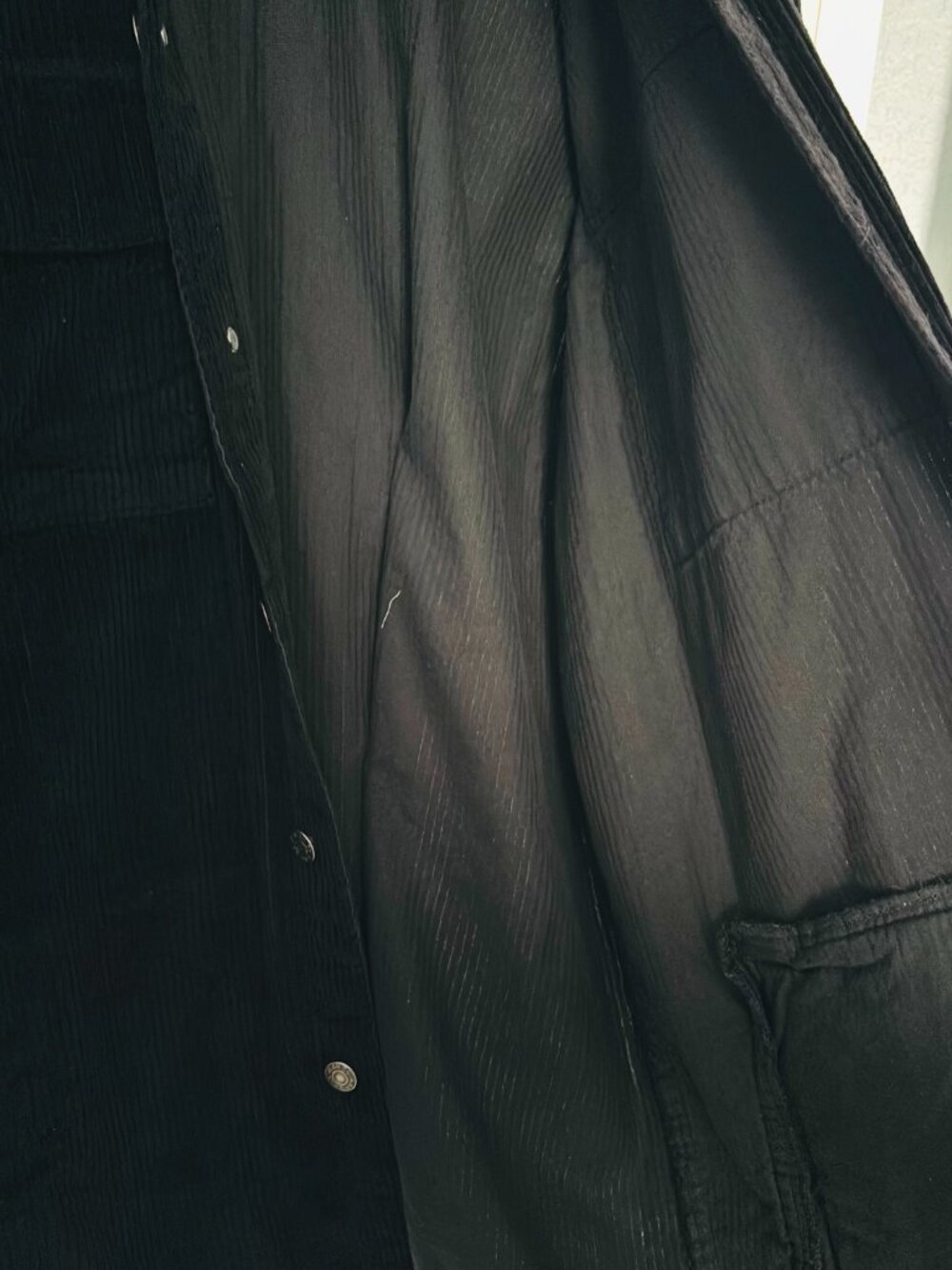 Arizona Jean Co Black Corduroy Shirt Jacket Overshirt Big Tall LT Cotton NWT - Picture 10 of 10